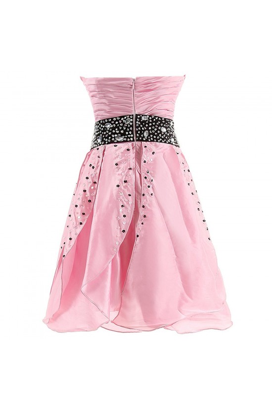 A-Line Sweetheart Beaded Short Pink Prom Evening Formal Party Dresses ED010391 A-Line Sweetheart Beaded Short Pink Prom Evening Formal Party Dresses ED010391