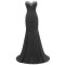 Trumpet/Mermaid Sweetheart Long Black Chiffon Prom Evening Formal Party Dresses ED010392