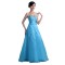 A-Line Sweetheart Beaded Long Blue Prom Evening Formal Party Dresses ED010393