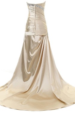 Trumpet/Mermaid Sweetheart Long Beaded Prom Evening Formal Party Dresses ED010394