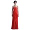 Sheath/Column Strapless Beaded Long Prom Evening Formal Party Dresses ED010396