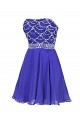 A-Line Strapless Beaded Short Prom Evening Formal Party Dresses ED010399