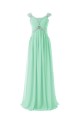 Sheath/Column Beaded Long Mint Green Chiffon Prom Evening Formal Party Dresses ED010408 Sheath/Column Beaded Long Mint Green Chiffon Prom Evening Formal Party Dresses ED010408