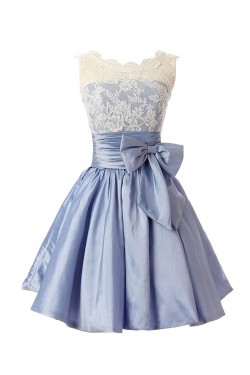 A-Line Short Applique Prom Evening Formal Party Dresses ED010414