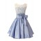 A-Line Short Applique Prom Evening Formal Party Dresses ED010414