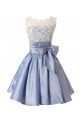 A-Line Short Applique Prom Evening Formal Party Dresses ED010414