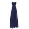 A-Line Sweetheart Navy Blue Long Chiffon Prom Evening Formal Party Dresses ED010420