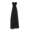 A-Line Sweetheart Black Long Chiffon Prom Evening Formal Party Dresses ED010422