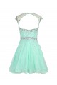 A-Line Short Blue Beaded Prom Evening Formal Party Dresses ED010426 A-Line Short Blue Beaded Prom Evening Formal Party Dresses ED010426