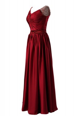 A-Line Cap Sleeve Long Prom Evening Formal Party Dresses ED010428