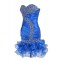 Beaded Sweetheart Short Blue Prom Evening Formal Party Dresses ED010434