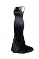 Trumpet/Mermaid Beaded Long Black Prom Evening Formal Party Dresses ED010444