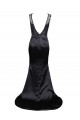 Trumpet/Mermaid Beaded Long Black Prom Evening Formal Party Dresses ED010444