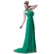 Empire Long Green Chiffon Prom Evening Formal Party Dresses/Maternity Evening Dresses ED010467