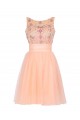 A-Line Beaded Short Prom Evening Formal Party Dresses ED010470