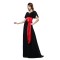 A-Line Short Sleeve Long Black Chiffon Prom Evening Formal Party Dresses ED010473