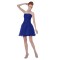 A-Line Strapless Short Blue Prom Evening Formal Party Dresses ED010487