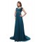 A-Line Beaded Long Chiffon Prom Evening Formal Party Dresses ED010489