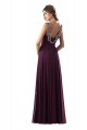 A-Line Beaded Long Chiffon Prom Evening Formal Party Dresses ED010490