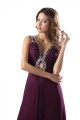 A-Line Beaded Long Chiffon Prom Evening Formal Party Dresses ED010490