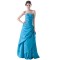 A-Line Strapless Beaded Long Blue Prom Evening Formal Party Dresses ED010492