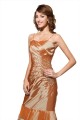 Trumpet/Mermaid Spaghetti Strap Long Prom Evening Formal Party Dresses ED010503