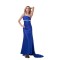 Beaded Long Blue Prom Evening Formal Party Dresses ED010506