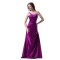 A-Line One-Shoulder Long Purple Prom Evening Formal Party Dresses ED010507