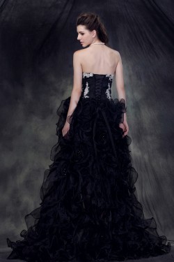 High Low Sweetheart Applique Prom Evening Formal Party Dresses ED010514