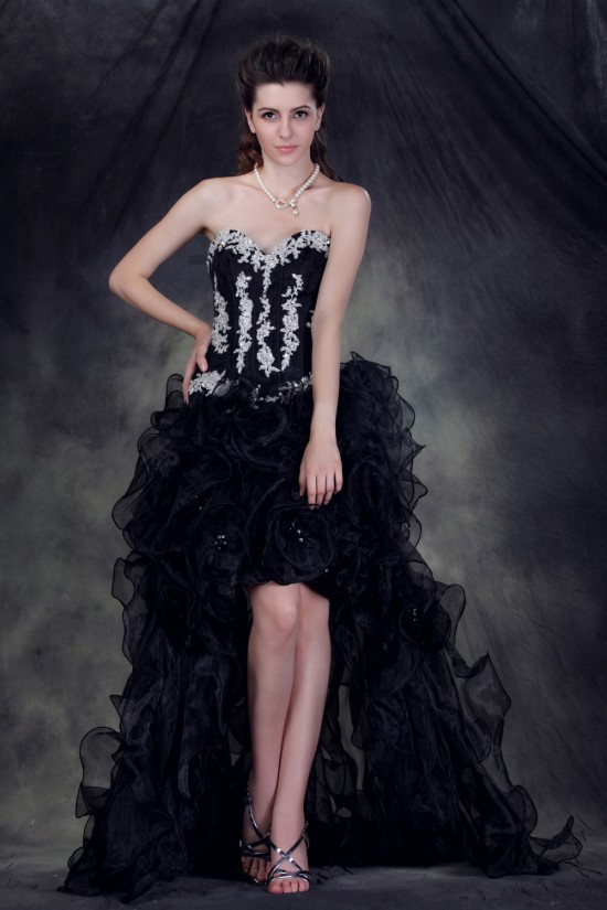 High Low Sweetheart Applique Prom Evening Formal Party Dresses ED010514 High Low Sweetheart Applique Prom Evening Formal Party Dresses ED010514