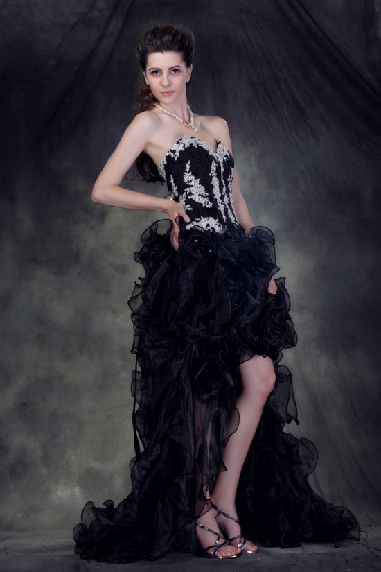High Low Sweetheart Applique Prom Evening Formal Party Dresses ED010514 High Low Sweetheart Applique Prom Evening Formal Party Dresses ED010514