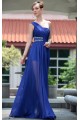 A-Line One-Shoulder Beaded Long Blue Chiffon Prom Evening Formal Party Dresses ED010515 A-Line One-Shoulder Beaded Long Blue Chiffon Prom Evening Formal Party Dresses ED010515