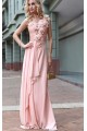 A-Line Beaded Long Chiffon Prom Evening Formal Party Dresses ED010518