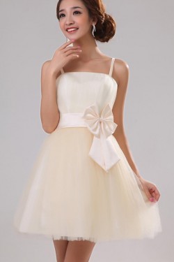 A-Line Spaghetti Strap Short Prom Evening Formal Party Dresses ED010524