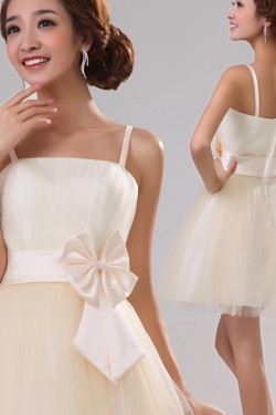 A-Line Spaghetti Strap Short Prom Evening Formal Party Dresses ED010524