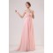 Empire Strapless Beaded Long Chiffon Prom Evening Formal Party Dresses/Maternity Evening Dresses ED010528