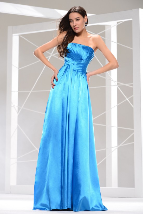 A-Line Strapless Long Blue Prom Evening Formal Party Dresses ED010534 A-Line Strapless Long Blue Prom Evening Formal Party Dresses ED010534