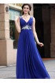 A-Line Beaded Long Blue Chiffon Prom Evening Formal Party Dresses ED010536 A-Line Beaded Long Blue Chiffon Prom Evening Formal Party Dresses ED010536