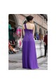 Empire One-Shoulder Beaded Long Purple Chiffon Prom Evening Formal Party Dresses/Maternity Evening Dresses ED010537 Empire One-Shoulder Beaded Long Purple Chiffon Prom Evening Formal Party Dresses/Maternity Evening Dresses ED010537