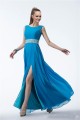 A-Line Beaded Long Blue Chiffon Prom Evening Formal Party Dresses ED010539 A-Line Beaded Long Blue Chiffon Prom Evening Formal Party Dresses ED010539