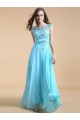 A-Line Long Blue Chiffon Prom Evening Formal Party Dresses ED010542 A-Line Long Blue Chiffon Prom Evening Formal Party Dresses ED010542