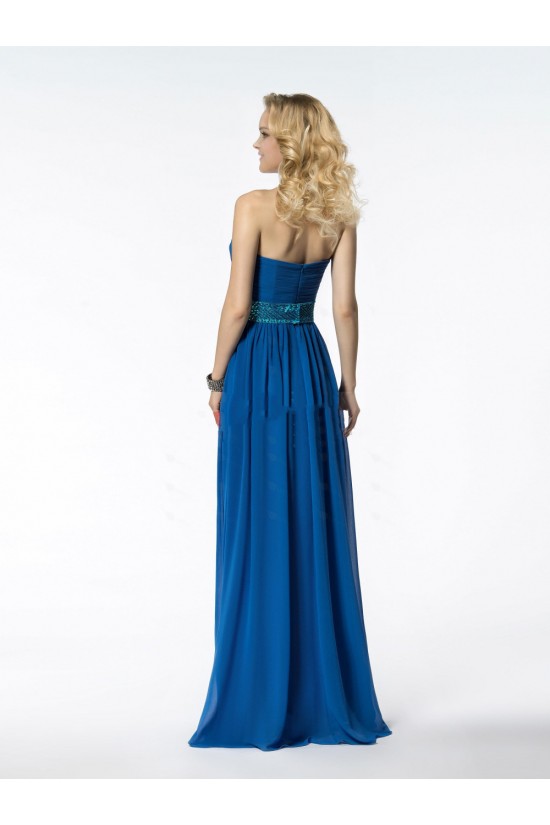 A-Line Sweetheart Beaded Long Blue Chiffon Prom Evening Formal Party Dresses ED010545 A-Line Sweetheart Beaded Long Blue Chiffon Prom Evening Formal Party Dresses ED010545