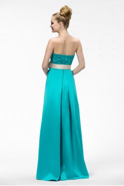 A-Line Strapless Long Prom Evening Formal Party Dresses ED010546