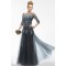 Elegant Long Tulle and Applique Prom Evening Formal Party Dresses/Mother Of The Bride Dresses ED010552