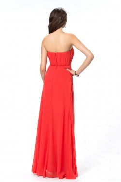 Empire Sweetheart Long Chiffon Prom Evening Formal Party Dresses/Maternity Evening Dresses ED010553