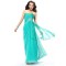 Sheath/Column Sweetheart Beaded Blue Long Chiffon Prom Evening Formal Party Dresses ED010557