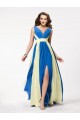 A-Line V-Neck Beaded Long Chiffon Prom Evening Formal Party Dresses ED010558 A-Line V-Neck Beaded Long Chiffon Prom Evening Formal Party Dresses ED010558