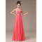 A-Line High Neck Beaded Long Chiffon Prom Evening Formal Party Dresses ED010559
