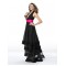 A-Line Halter Long Black Prom Evening Formal Party Dresses ED010562