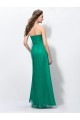 Sheath/Column Strapless Long Green Chiffon Prom Evening Formal Party Dresses ED010568 Sheath/Column Strapless Long Green Chiffon Prom Evening Formal Party Dresses ED010568
